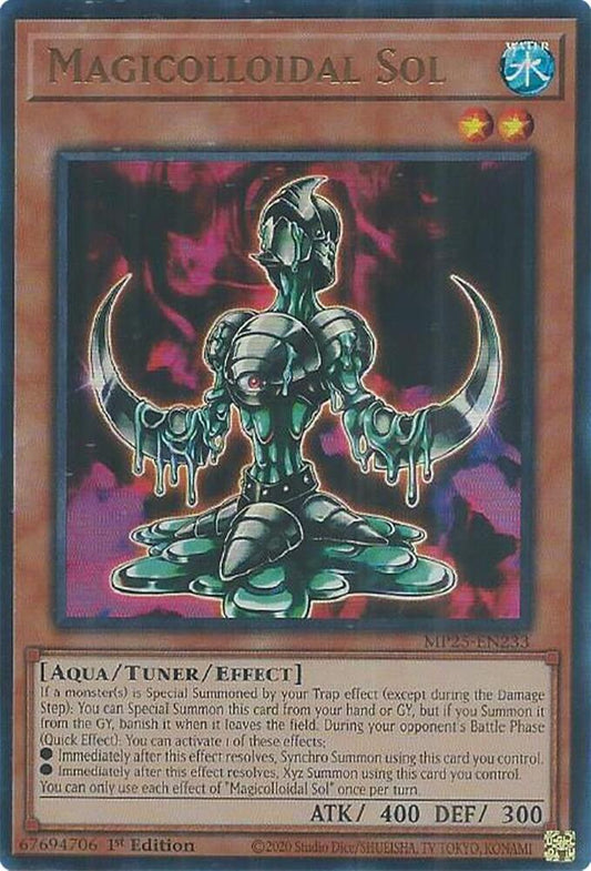 Yu-Gi-Oh! TCG Magicolloidal Sol MP25-EN233 (1st Edition)
