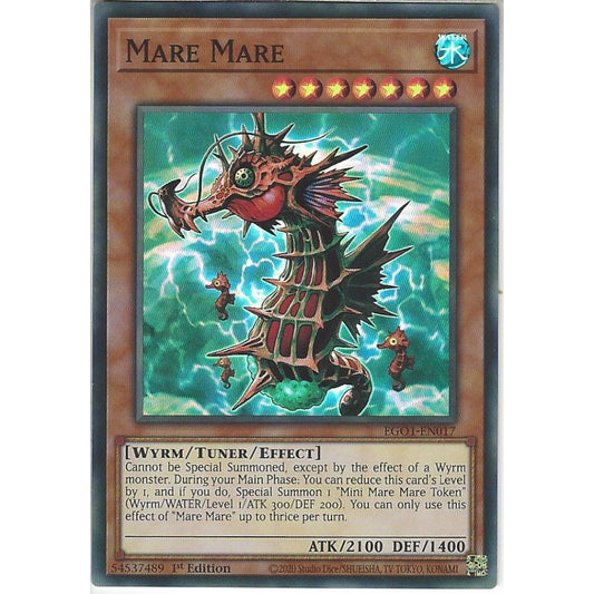 Yu-Gi-Oh! TCG Mare Mare EGO1-EN017 (1st Edition)