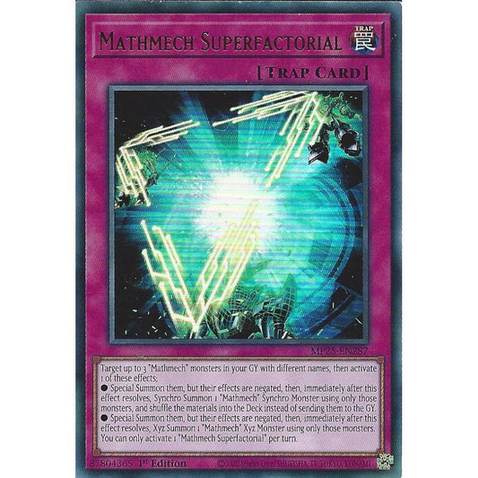 Yu-Gi-Oh! TCG Mathmech Superfactorial MP25-EN287 (1st Edition)