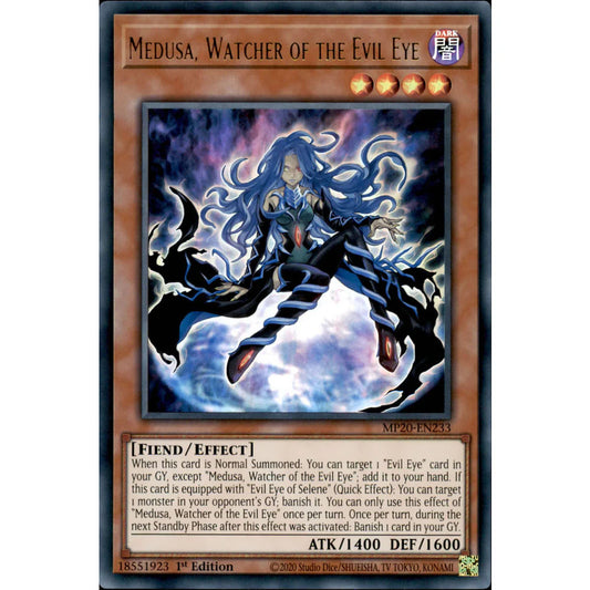 Yu-Gi-Oh! TCG Medusa, Watcher of the Evil Eye MP20-EN233 (1st Edition)