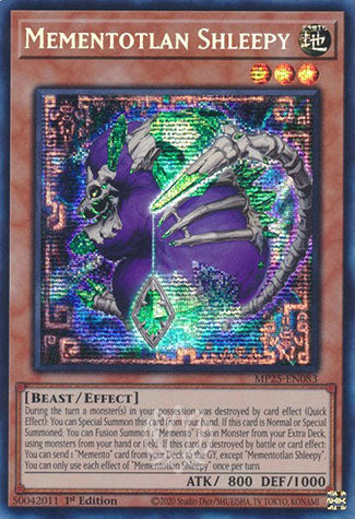 Yu-Gi-Oh! TCG Mementotlan Schleepy MP25-EN083 (1st Edition)