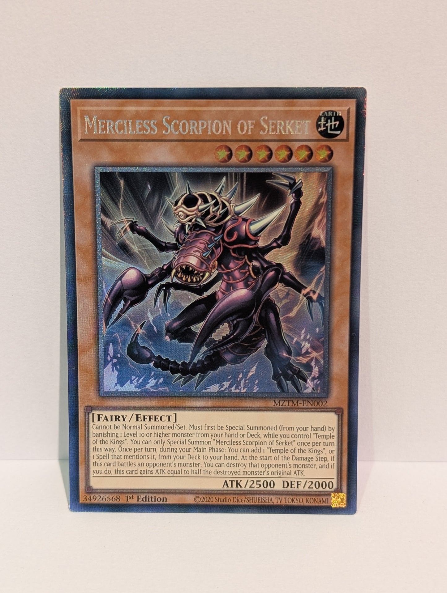 Yu-Gi-Oh! TCG Merciless Scorpion of Serket MZTM-EN002 (1st Edition)