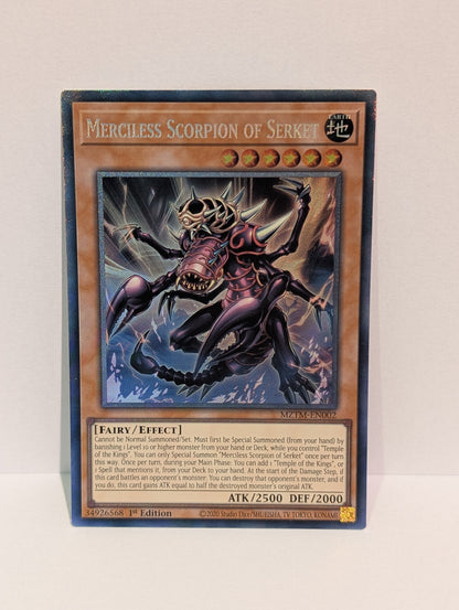 Yu-Gi-Oh! TCG Merciless Scorpion of Serket MZTM-EN002 (1st Edition)