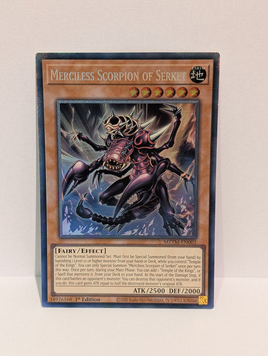 Yu-Gi-Oh! TCG Merciless Scorpion of Serket MZTM-EN002 (1st Edition)