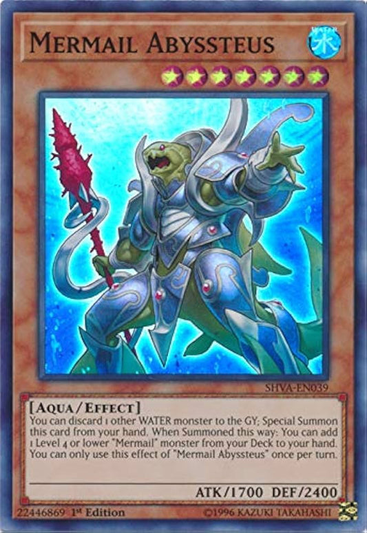 Yu-Gi-Oh! TCG Mermail Abyssteus SHVA-EN019 (1st Edition)