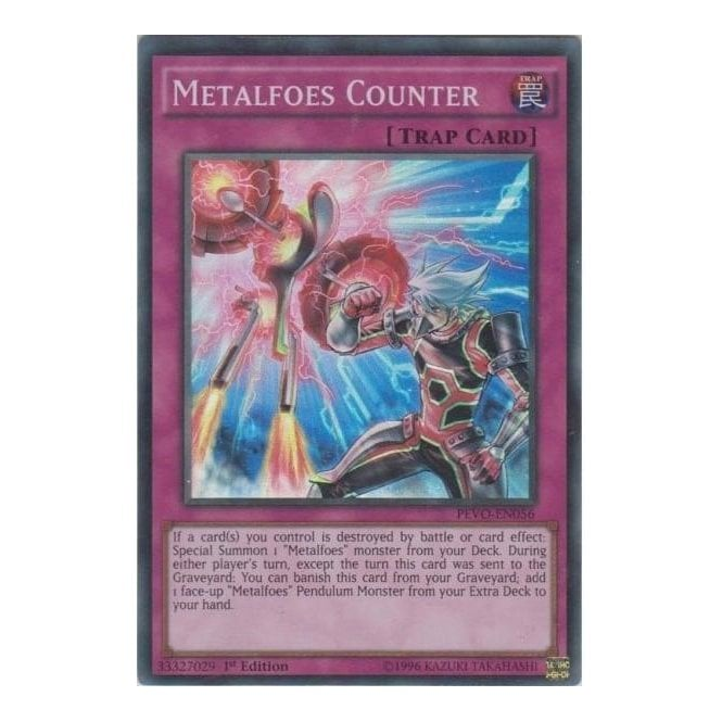 Yu-Gi-Oh! TCG Metalfoes Counter PEVO-EN056 (1st Edition)