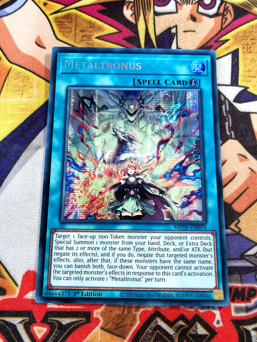 Yu-Gi-Oh! TCG Metaltronus MP25-EN075 (1st Edition)