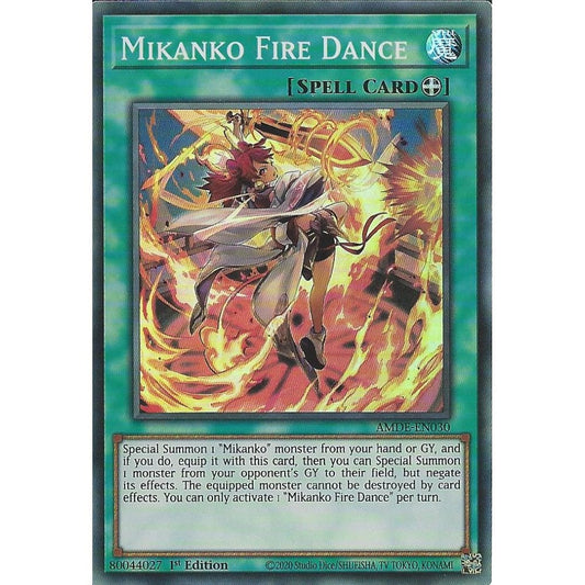 Yu-Gi-Oh! TCG Mikanko Fire Dance AMDE-EN030 (1st Edition)
