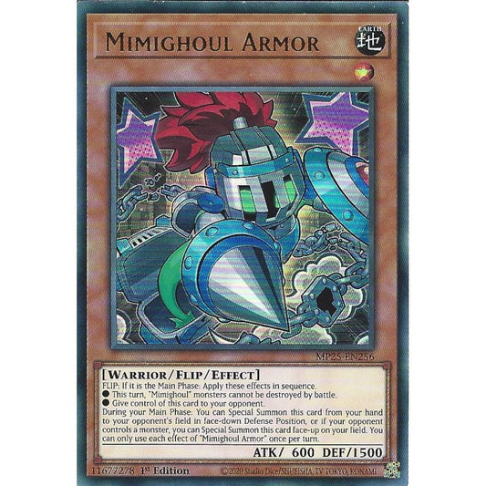 Yu-Gi-Oh! TCG Mimighoul Armor MP25-EN256 (1st Edition)