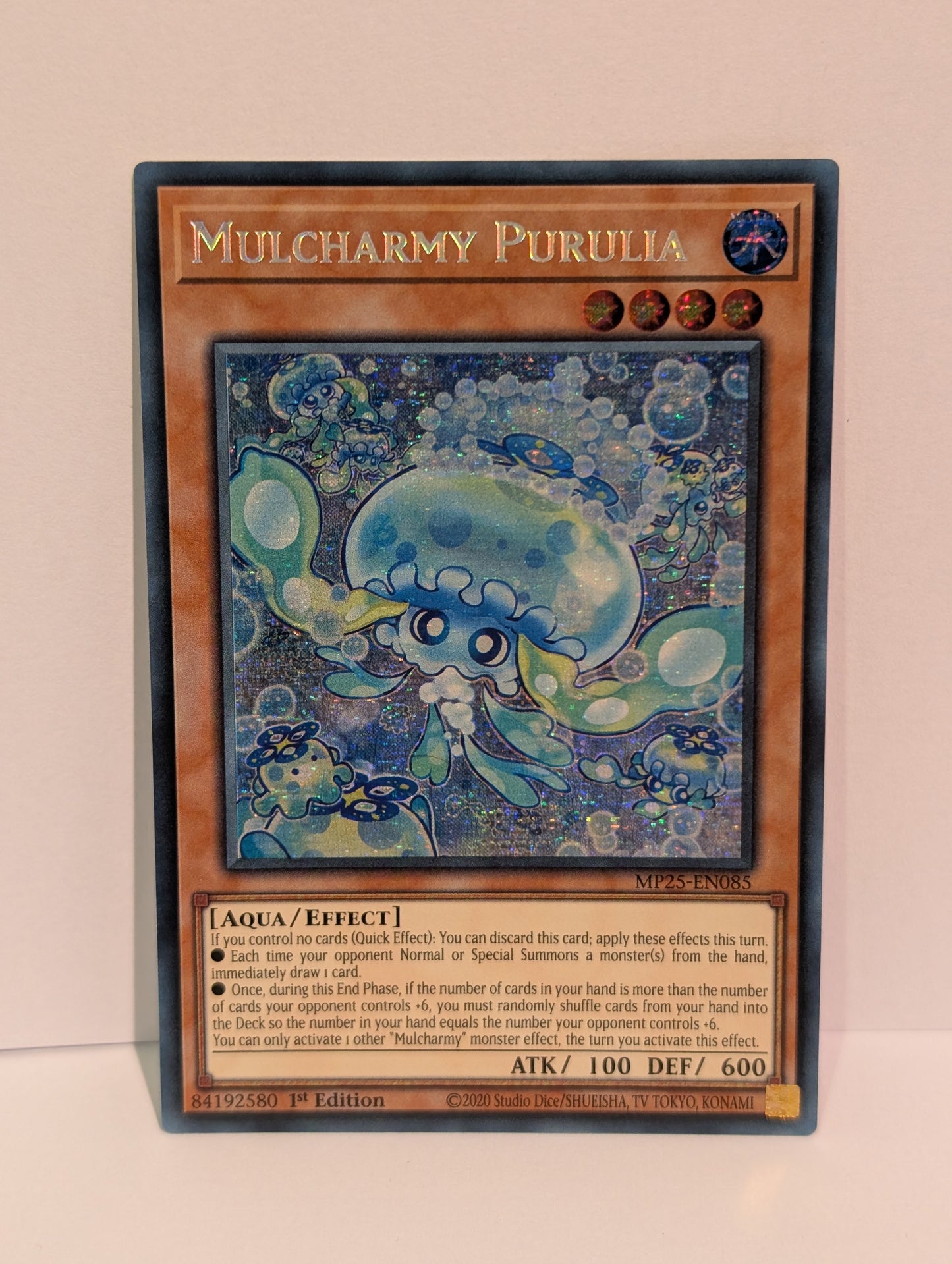 Yu-Gi-Oh! TCG Mulcharmy Purulia MP25-EN085 (1st Edition)