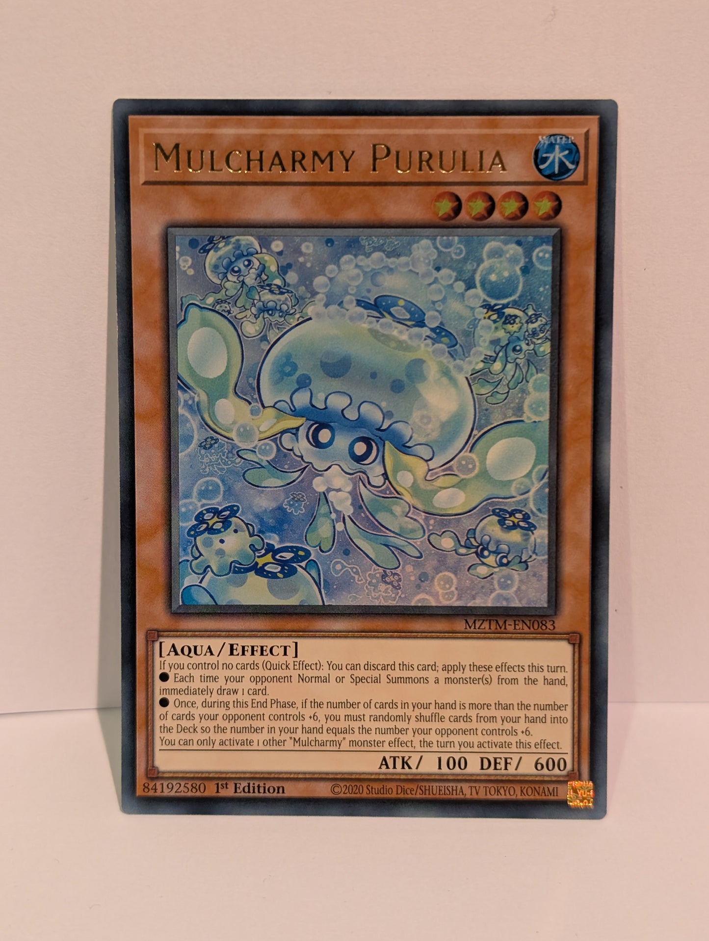 Yu-Gi-Oh! TCG Mulcharmy Purulia MZTM-EN083 (1st Edition)