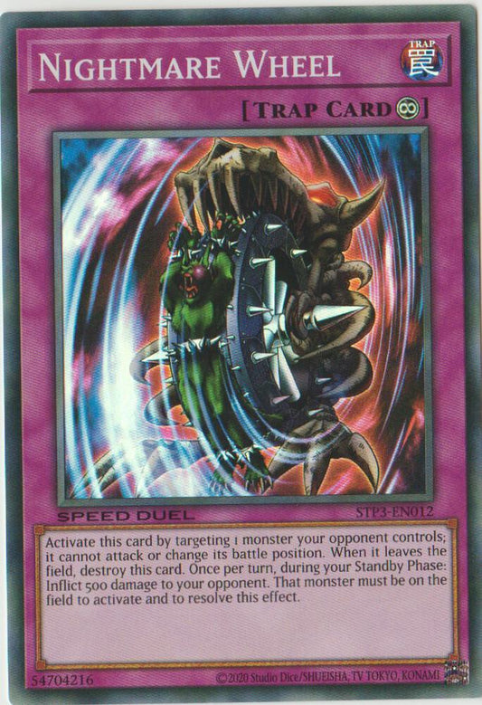 Yu-Gi-Oh! TCG Nightmare Wheel STP3-EN012 (Speed Duel)