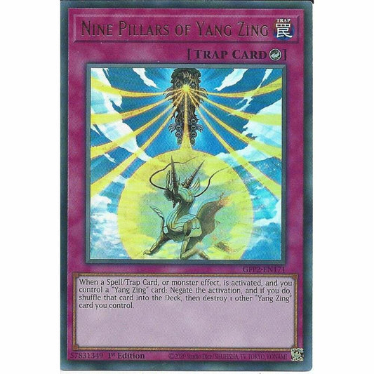 Yu-Gi-Oh! TCG Nine Pillars of Yang Zing GFP2-EN171 (1st Edition)