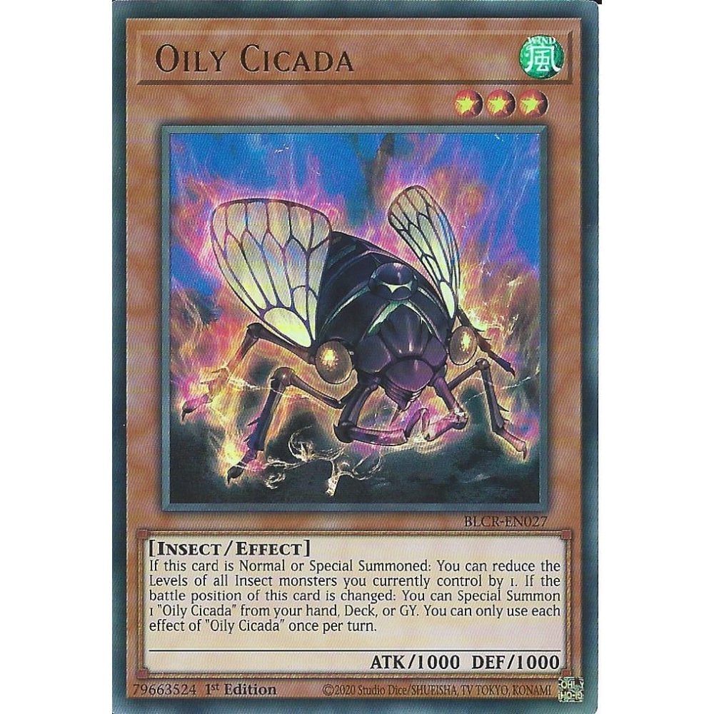 Yu-Gi-Oh! TCG Oily Cicada BLCR-EN027 (1st Edition)