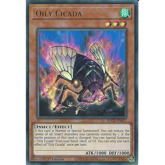 Yu-Gi-Oh! TCG Oily Cicada BLCR-EN027 (1st Edition)