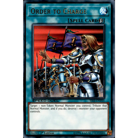 Yu-Gi-Oh! TCG Order to Charge SS03-ENV01 (Speed Duel)