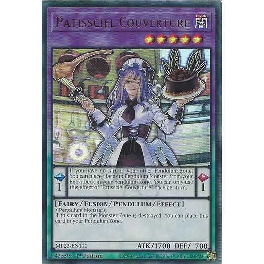 Yu-Gi-Oh! TCG Patissciel Couverture MP23-EN110 (1st Edition)