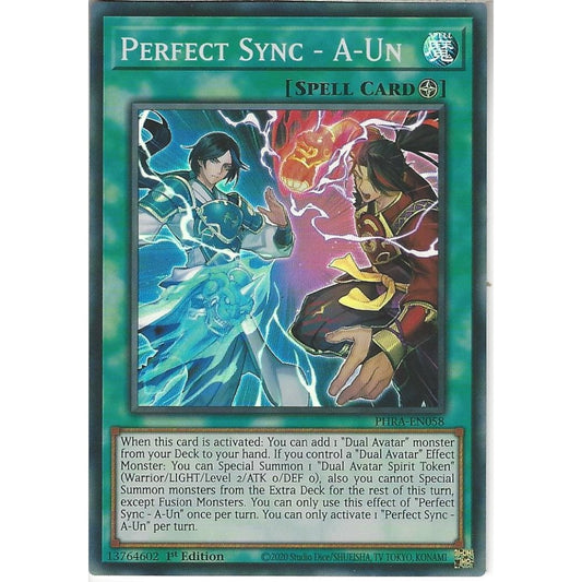 Yu-Gi-Oh! TCG Perfect Sync - A-un PHRA-EN058 (1st Edition)