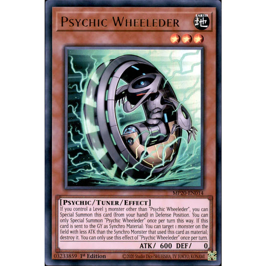 Yu-Gi-Oh! TCG Psychic Wheeleder MP20-EN014 (1st Edition)