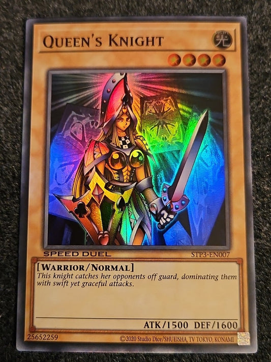 Yu-Gi-Oh! TCG Queen's Knight STP3-EN007 (Speed Duel)