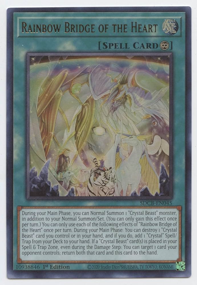 Yu-Gi-Oh! TCG Rainbow Bridge of the Heart SDCB-EN045 (1st Edition)