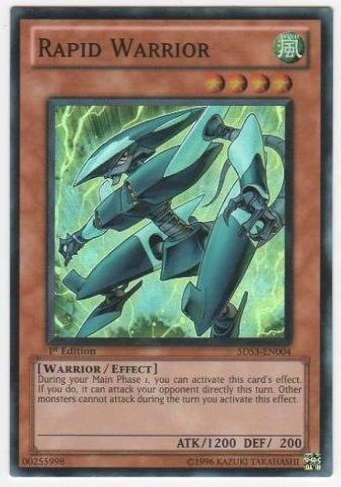 Yu-Gi-Oh! TCG Rapid Warrior 5DS3-EN004 (1st Edition)