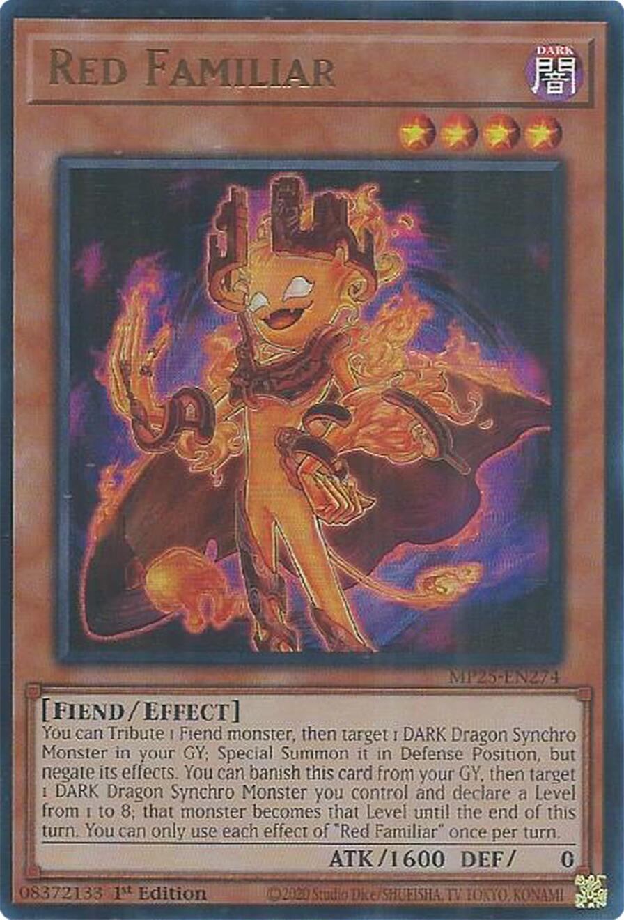 Yu-Gi-Oh! TCG Red Familiar MP25-EN274 (1st Edition)