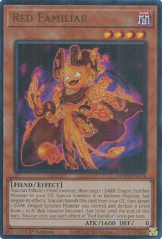 Yu-Gi-Oh! TCG Red Familiar MP25-EN274 (1st Edition)