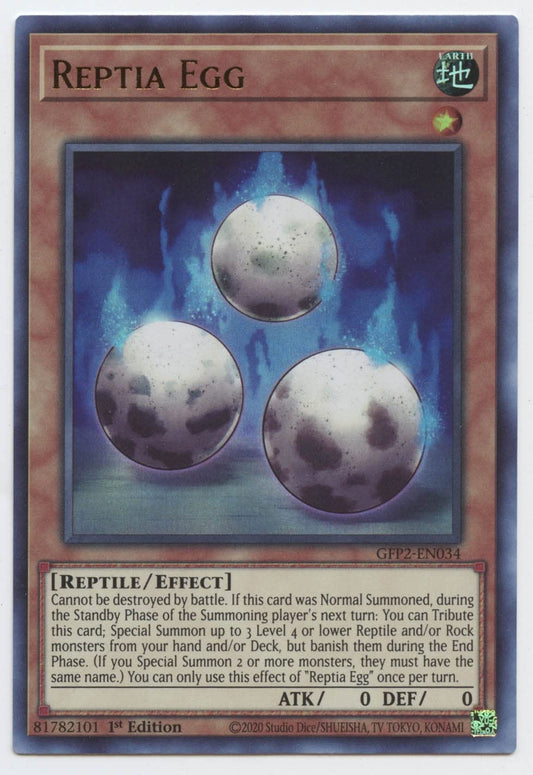 Yu-Gi-Oh! TCG Reptia Egg GFP2-EN034 (1st Edition)