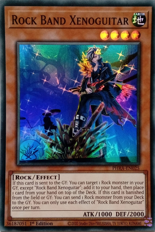 Yu-Gi-Oh! TCG Rock Band Xenoguitar PHRA-EN025 (1st Edition)