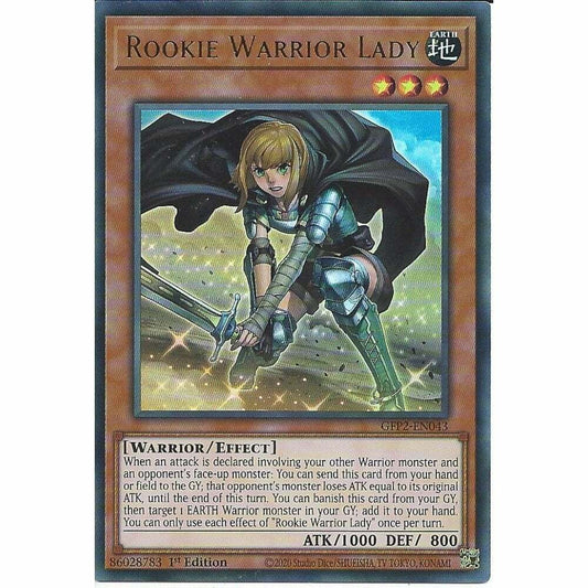 Yu-Gi-Oh! TCG Rookie Warrior Lady GFP2-EN043 (1st Edition)