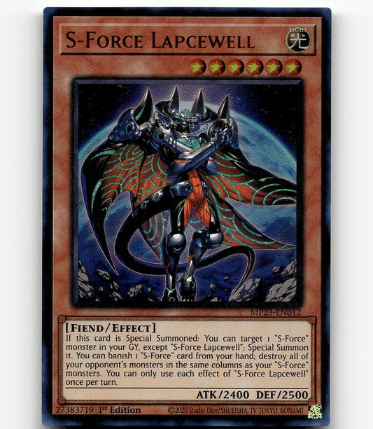 Yu-Gi-Oh! TCG S-Force Lapcewell MP23-EN012 (1st Edition)