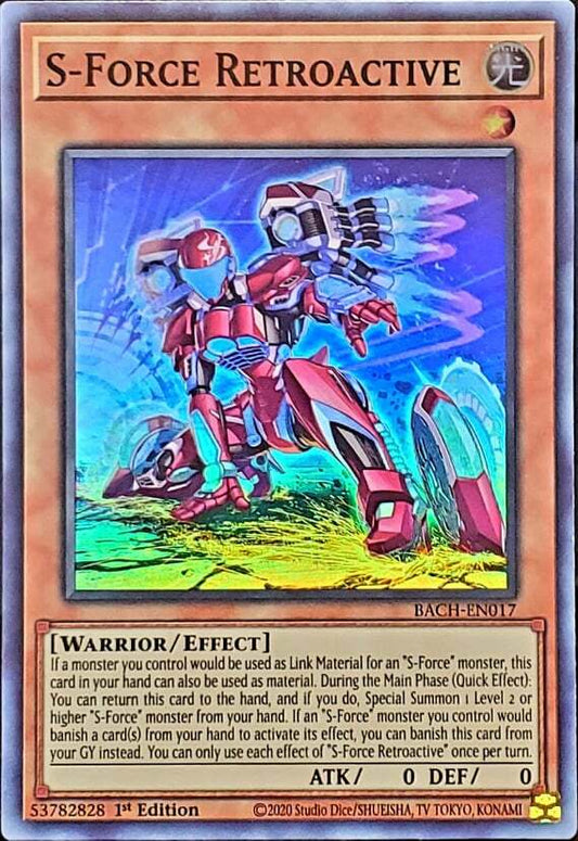 Yu-Gi-Oh! TCG S-Force Retroactive BACH-EN017 (1st Edition)