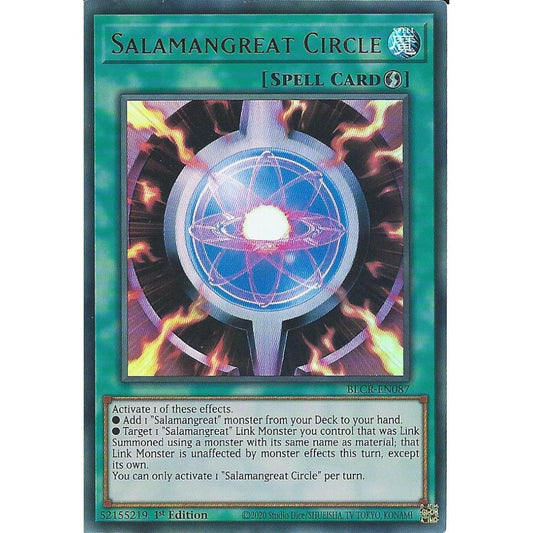 Yu-Gi-Oh! TCG Salamangreat Circle BLCR-EN087 (1st Edition)
