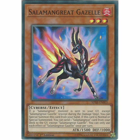 Yu-Gi-Oh! TCG Salamangreat Gazelle SDSB-EN003 (1st Edition)