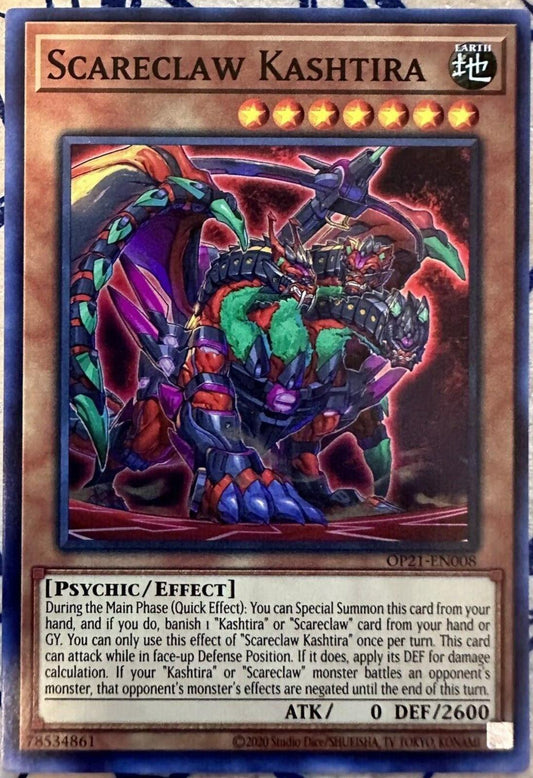 Yu-Gi-Oh! TCG Scareclaw Kashtira OP21-EN008 (OTS Promo)