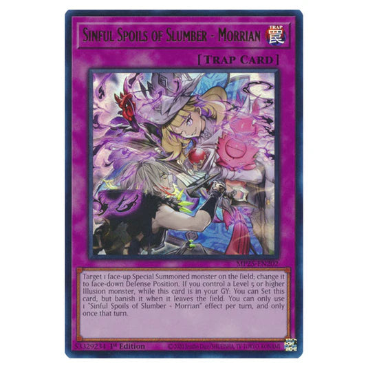 Yu-Gi-Oh! TCG Sinful Spoils of Slumber - Morrian MP25-EN202 (1st Edition)