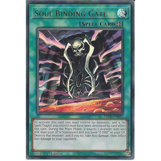 Yu-Gi-Oh! TCG Soul Binding Gate BROL-EN022 (1st Edition)