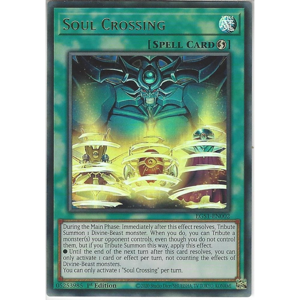 Yu-Gi-Oh! TCG Soul Crossing EGS1-EN002 (1st Edition)
