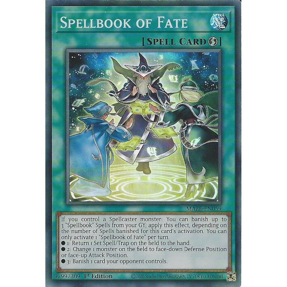 Yu-Gi-Oh! TCG Spellbook of Fate MAZE-EN059 (1st Edition)