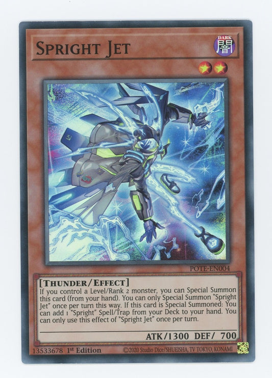 Yu-Gi-Oh! TCG Spright Jet POTE-EN004 (1st Edition)