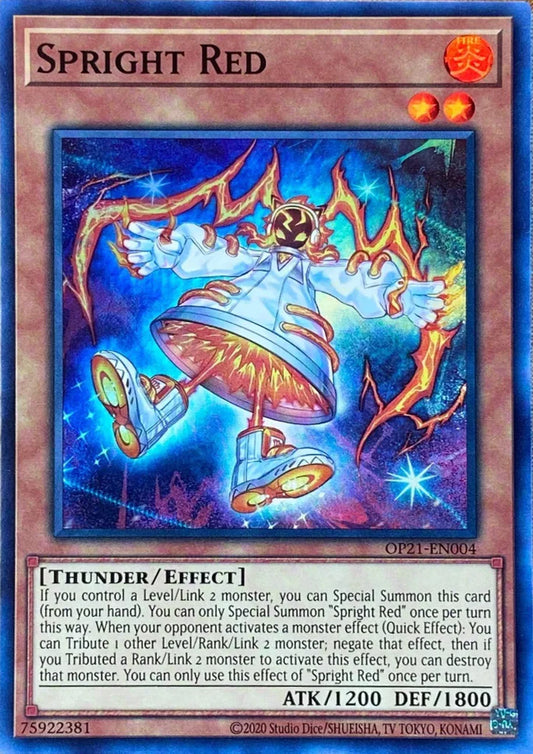 Yu-Gi-Oh! TCG Spright Red OP21-EN004 (OTS Promo)