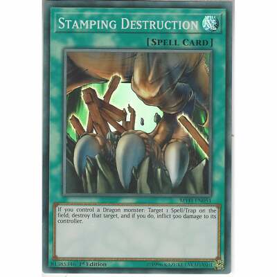 Yu-Gi-Oh! TCG Stamping Destruction MYFI-EN051 (1st Edition)