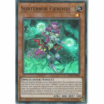 Yu-Gi-Oh! TCG Subterror Fiendess FIGA-EN048 (1st Edition)