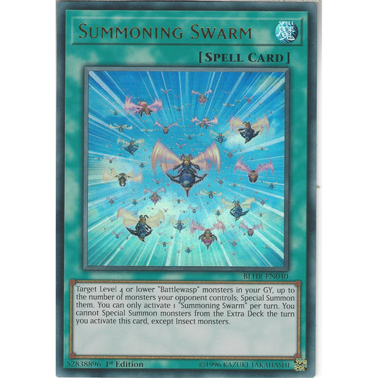 Yu-Gi-Oh! TCG Summoning Swarm BLHR-EN040 (1st Edition)