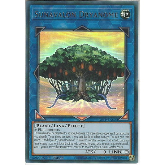 Yu-Gi-Oh! TCG Sunavalon Dryanome GFTP-EN020 (1st Edition)
