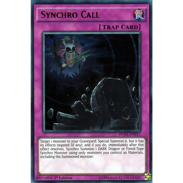 Yu-Gi-Oh! TCG Synchro Call DUSA-EN017 (1st Edition)
