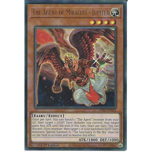 Yu-Gi-Oh! TCG The Agent of Miracles - Jupiter GFP2-EN052 (1st Edition)