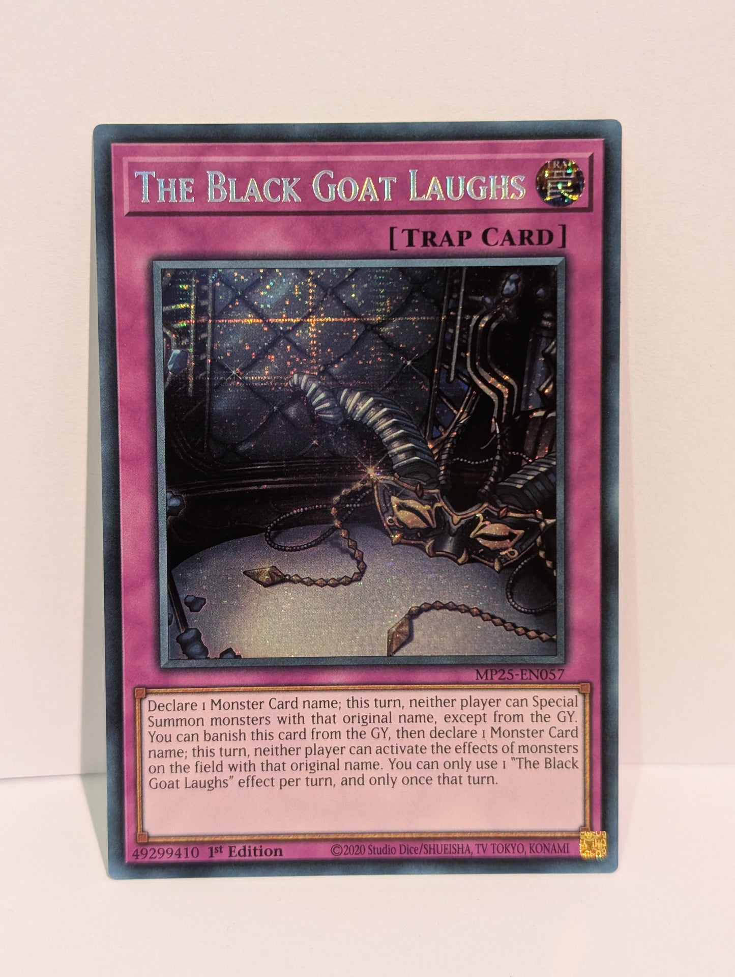 Yu-Gi-Oh! TCG The Black Goat Laughs MP25-EN057 (1st Edition)