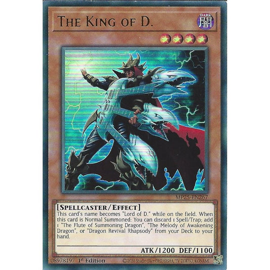 Yu-Gi-Oh! TCG The King Of D. MP25-EN267 (1st Edition)